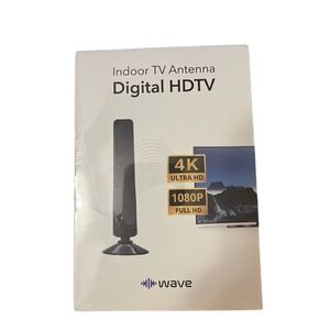 Wave Indoor TV Antenna Digital HDTV 4K‎ 1080P - 100+ Free Channels